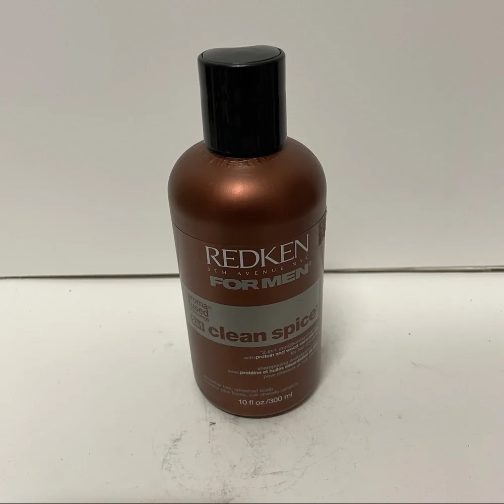 Redken for Men Clean Spice Conditioner Shampoo 10 OZ HTF